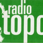 Radio Topo. Pegatina